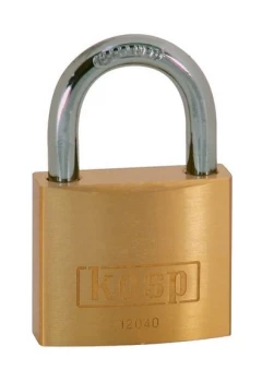 image of K12040D Brass Padlock 40mm - Kasp