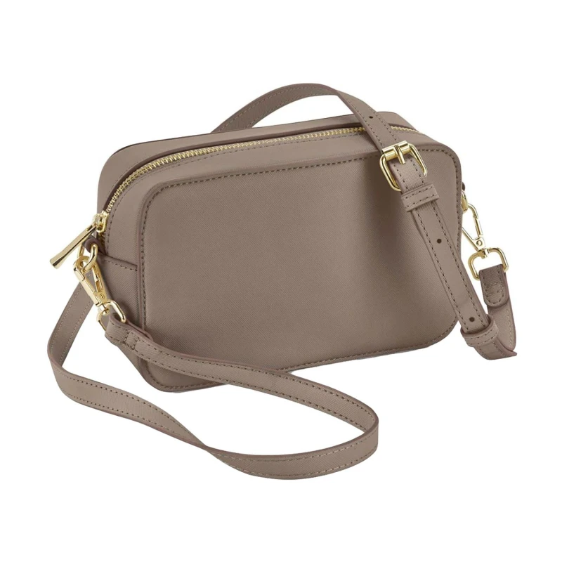 Image of Bagbase Mens Boutique Crossbody Bag in Taupe Male One Size