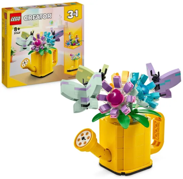 LEGO Creator 3in1 Flowers in Watering Can Nature Toys 31149