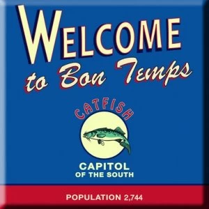 Image of True Blood - Welcome to the Bon Temps Fridge Magnet