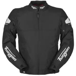Image of Furygan Atom Vented Black White S