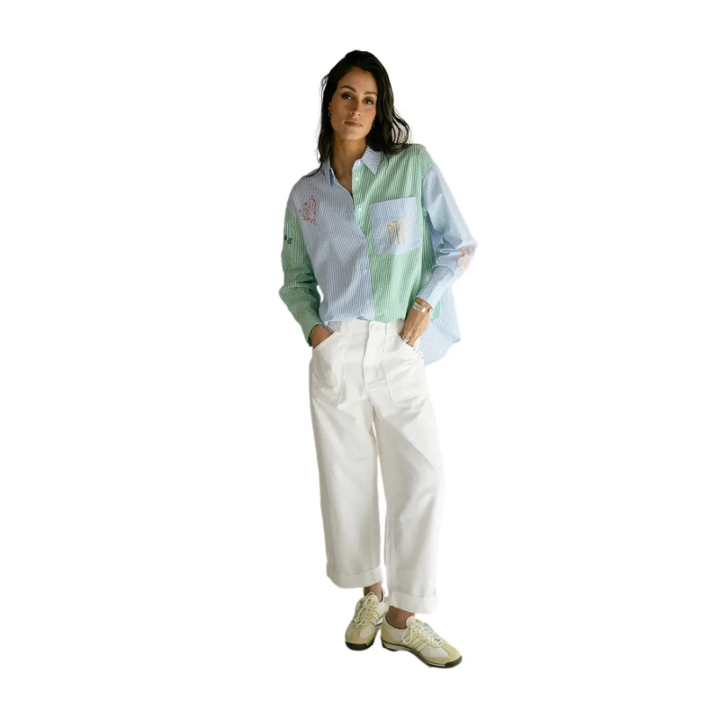 Image of Freeman T Porter Woman's shirt Freeman T Porter Cholina Vibe Bleu Female XS