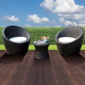 Image of Silver & Stone Blanca 3 Piece Furniture Bistro Set TJ Hughes