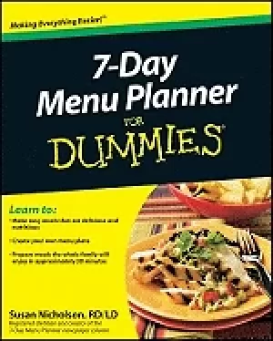 Image of 7 day menu planner for dummies
