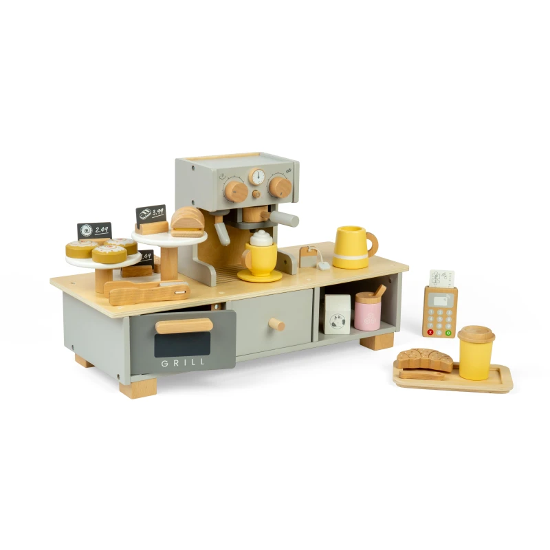 Image of Bigjigs Toys Coffee Shop Multicolor Unisex