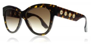 image of McQ 0021S Sunglasses Havana Brown 003 54mm