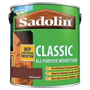 image of Sadolin Classic Woodstain Mahogany 2.5L