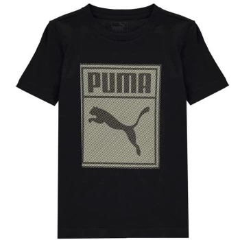 Puma Box QT T Shirt Junior Boys - Black