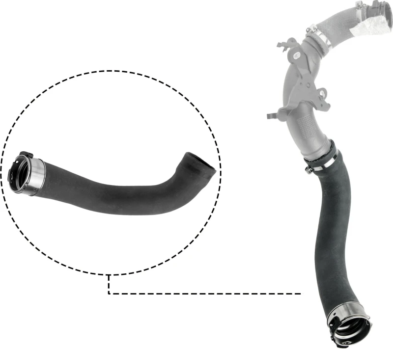 Image of GATES Charger intake hose GATES 09-0528