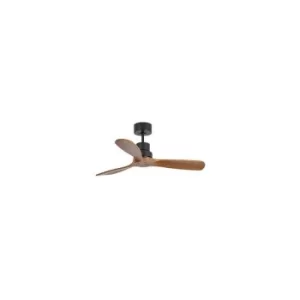 Image of Faro Mini Lantau Ceiling Fan 106cm Matt Black 3 Blades