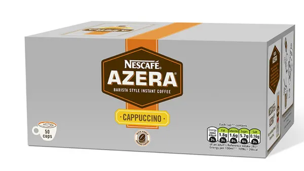 image of Nescafe Azera Barista Style Instant Cappuccino Coffee 50 Sachets