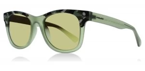 image of Police SK032 Sunglasses Green / Print 7D7G 49mm