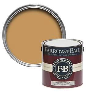 Image of Farrow & Ball Estate India yellow No. 66 Matt Emulsion Paint 2.5L