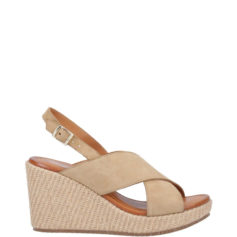 Image of Hush Puppies Perrie Wedge Sandal - Beige Beige 4