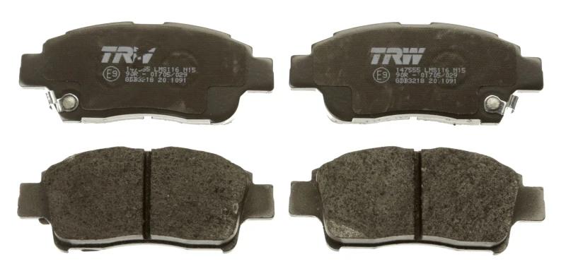 Image of TRW GDB3218 Brake pad set with acoustic wear warning Brake Pad Set,disc brake (402)