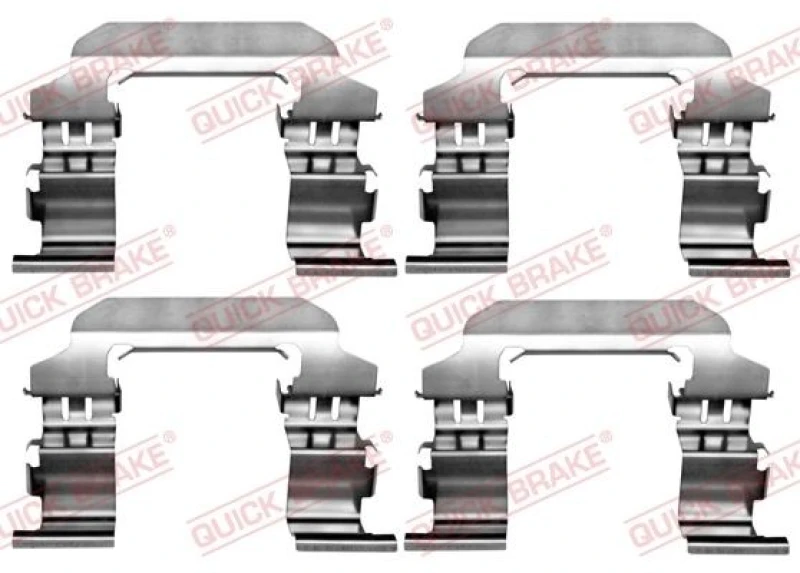 Image of QUICK BRAKE Brake pad fitting kit QUICK BRAKE 109-0138