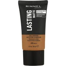 image of Rimmel Lasting Matte Foundation - 408 Maple