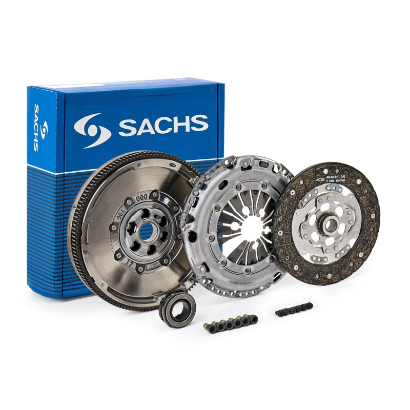 Image of SACHS 2290 601 053 Clutch with pressure plate screws, with clutch release bearing Clutch Kit (479)