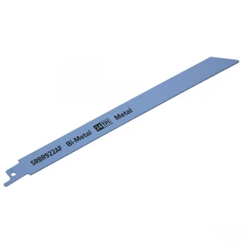 Image of Sealey SRBR922AF Reciprocating Saw Blade Metal 230mm 24tpi - Pack of 5