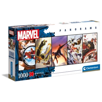 image of Clementoni 1000pcs Panorama Jigsaw Puzzle - Marvel