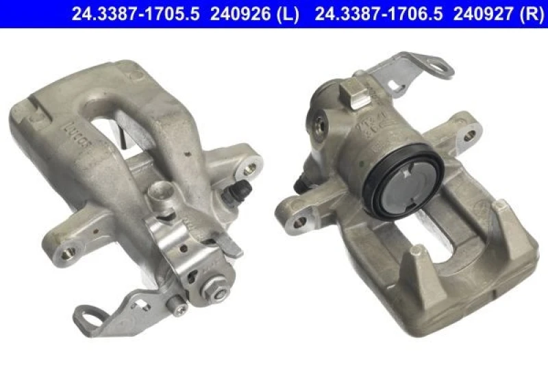 Image of ATE 24.3387-1705.5 Brake caliper without holder Brake Caliper (78)