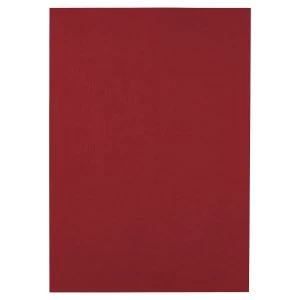 Image of GBC CE040030 Leathergrain A4 Cover Dark Red 100pk