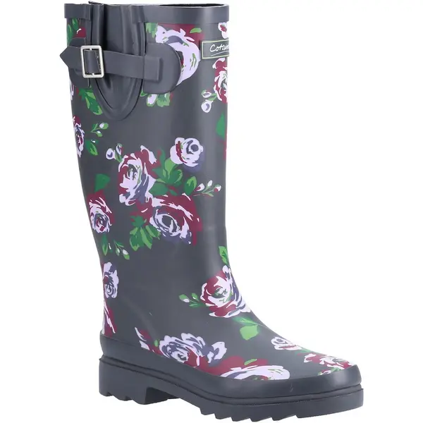 Cotswold Womens Blossom Tall Wellies Wellington Boots - UK 3 Purple female GDE2712PUR3