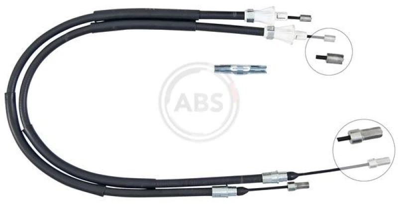 Image of A.B.S. Handbrake cable A.B.S. K13196