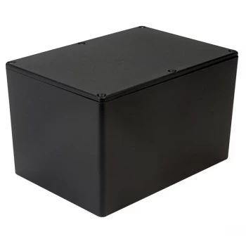 Image of Hammond 1550FBK IP54 Diecast Aluminium Enclosure Black (171 x 121 ...
