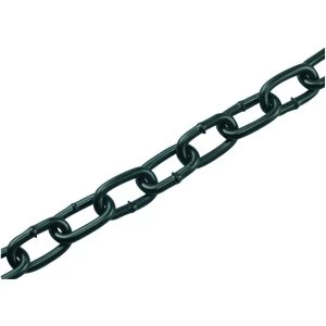 image of Wickes Black Zinc Plated Steel Welded Chain 4 x 19 x 2000mm