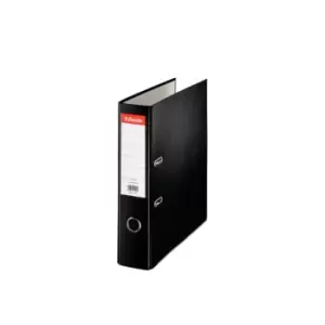 Image of Essentials Lever Arch File Polypropylene A4 75MM Black - Outer Carton of 20