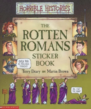 Image of Rotten Romans Sticker Book by Terry Deary Paperback