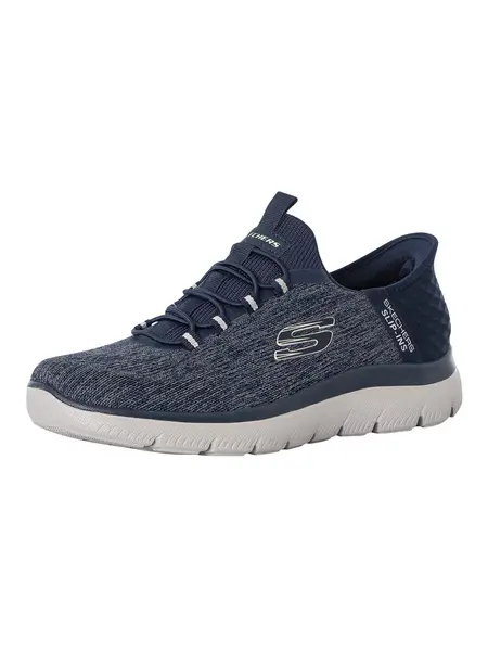 Image of Skechers Slip-ins Summits Key Pace Trainers Navy 10 UK