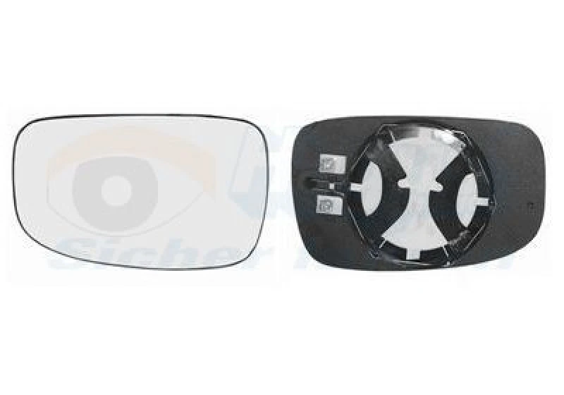 Image of VAN WEZEL Wing mirror glass VAN WEZEL 4038837
