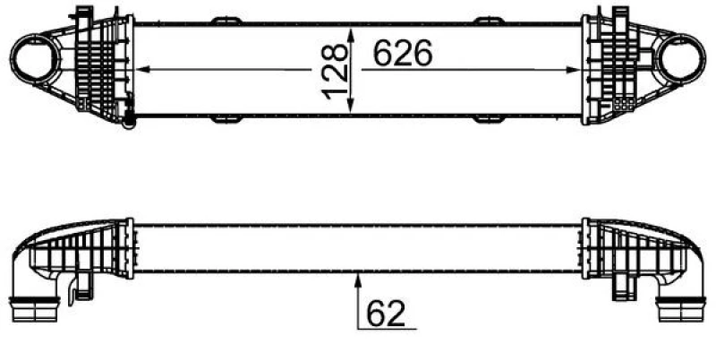 Image of Intercooler MAHLE CI 356 000S