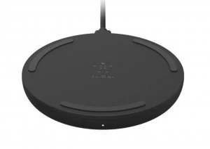 image of Belkin 10W Qi Wireless Charger Pad with QC3 Plug - Black