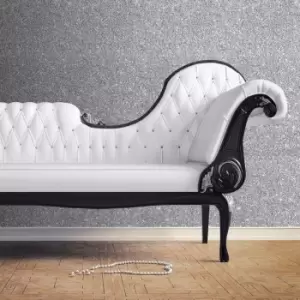 Image of Sparkle Glitter Silver Wallpaper Roll