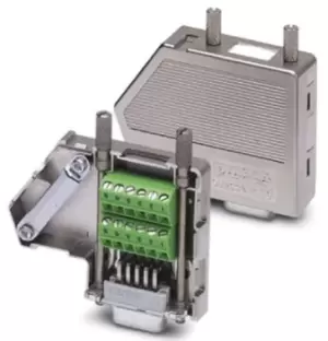 image of Phoenix Contact SUBCON-PLUS 9 Way 35 Cable Mount D-sub Connector Plug