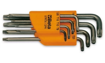 Image of Beta Tools 97 RTX/SC8 8pc Offset Torx Security Key Set Support 000970263
