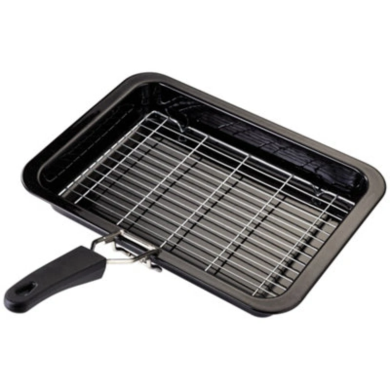 Image of Judge Ovenware Enamel Grill Tray with Rack and Handle