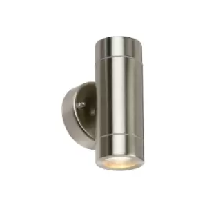 image of Saxby Outdoor Wall Light Up/Down Stainless Steel