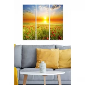 Image of MDF121773325 Multicolor Decorative MDF Painting (3 Pieces)