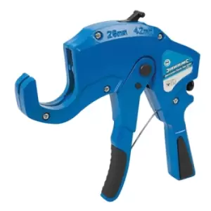 image of Silverline Quick-Action Plastic Pipe Cutter - 42mm