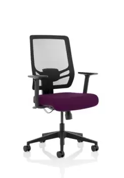 Image of Ergo Twist Bespoke Fabric Seat Tansy Purple Mesh Back