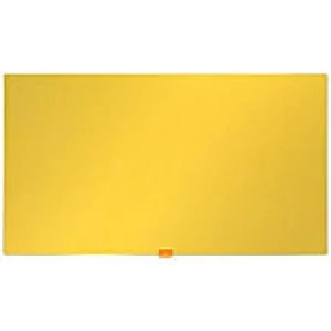 Nobo Notice Board Felt Yellow 41.1 x 72.1 cm