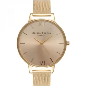 Image of Sunray Gold Mesh Watch