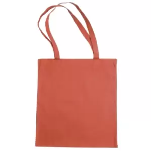 image of Jassz Bags "Beech" Cotton Large Handle Shopping Bag / Tote (Pack of 2) (One Size) (Peach Echo)