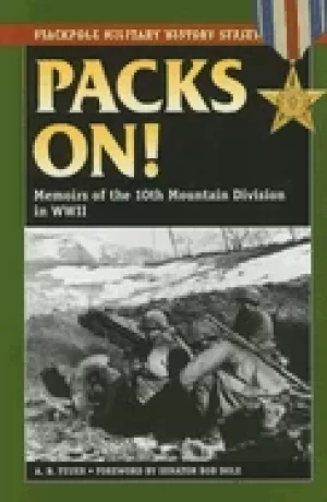 Image of packs on memoirs of the 10th mountain division in wwii