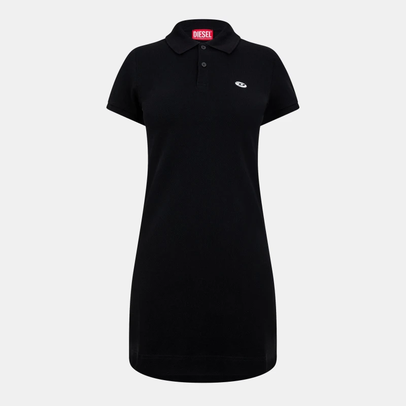 Image of Diesel Womens Polo Dress Black female 6