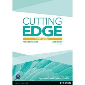 Image of Cutting Edge 3rd Edition Pre-Intermediate Workbook with Key by Sarah Cunningham, Peter Moor, Anthony Cosgrove (Paperback,...